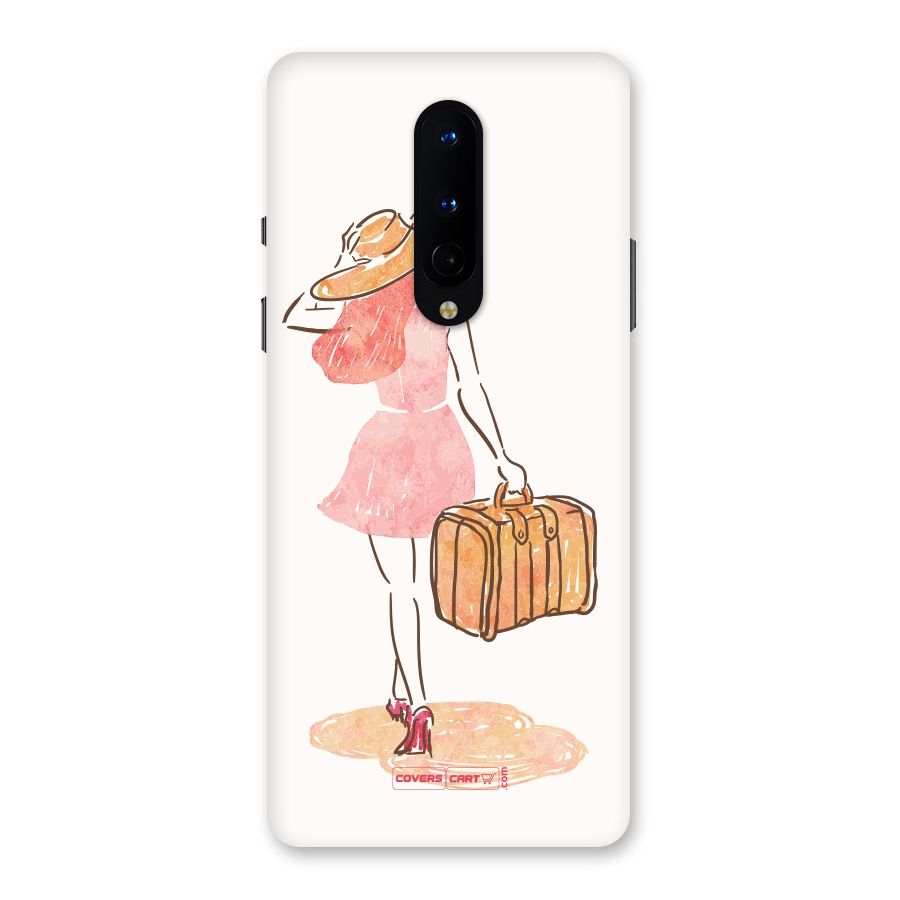 Travel Girl Back Case for OnePlus 8