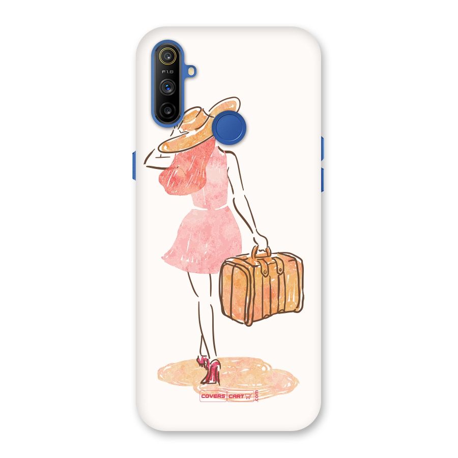 Travel Girl Back Case for Realme Narzo 10A