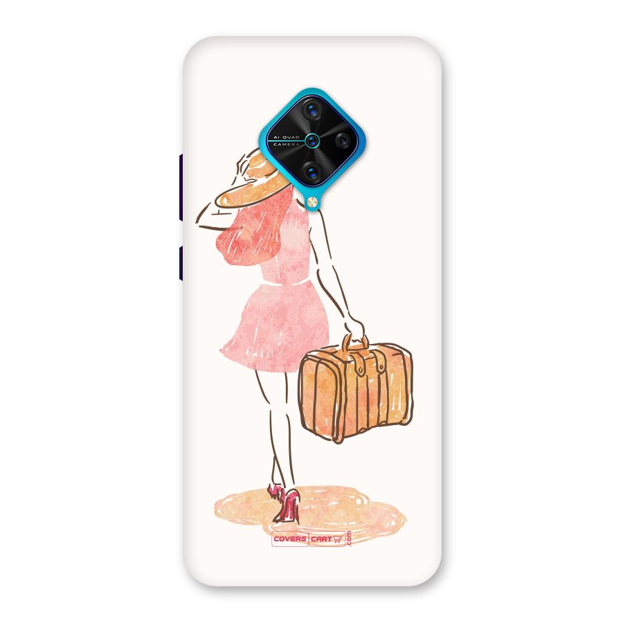Travel Girl Back Case for Vivo S1 Pro