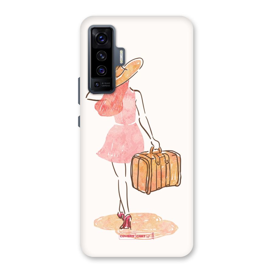 Travel Girl Back Case for Vivo X50