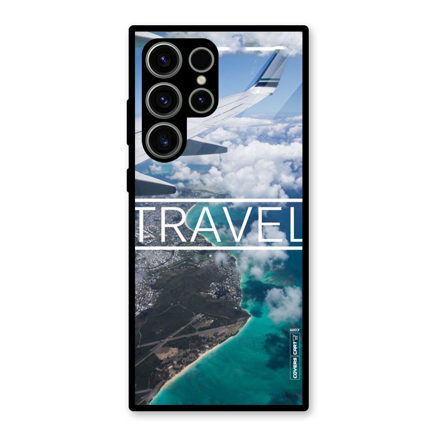 Travel Glass Back Case for Galaxy S23 Ultra
