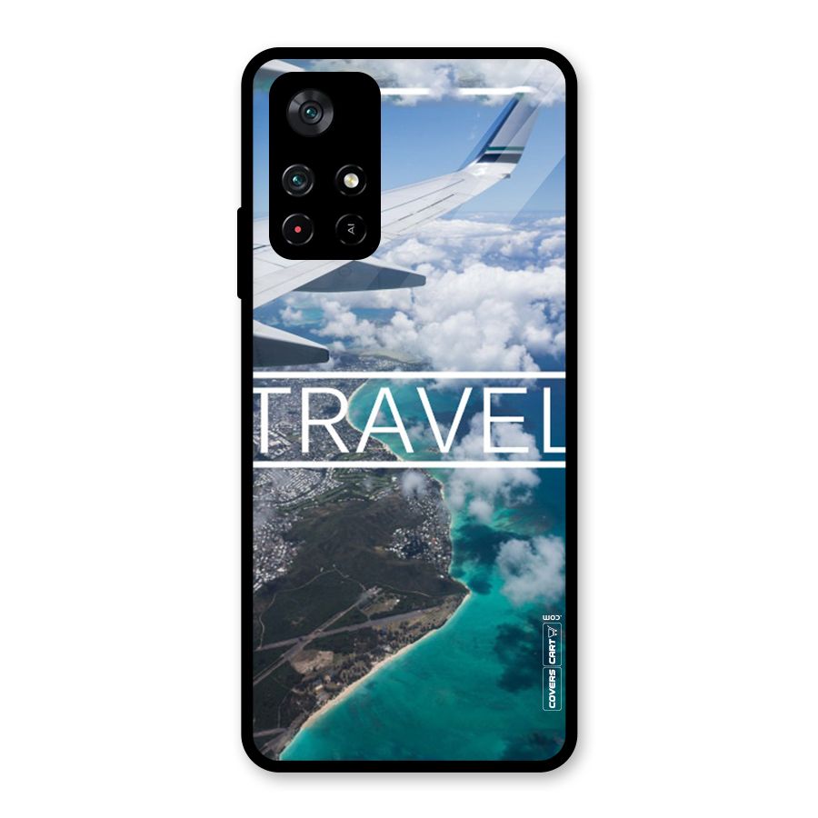 Travel Glass Back Case for Poco M4 Pro 5G