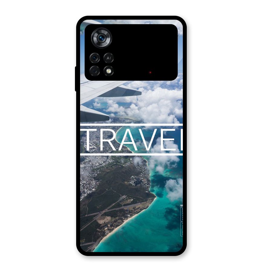 Travel Glass Back Case for Poco X4 Pro 5G