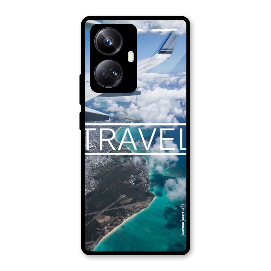 Travel Glass Back Case for Realme 10 Pro Plus