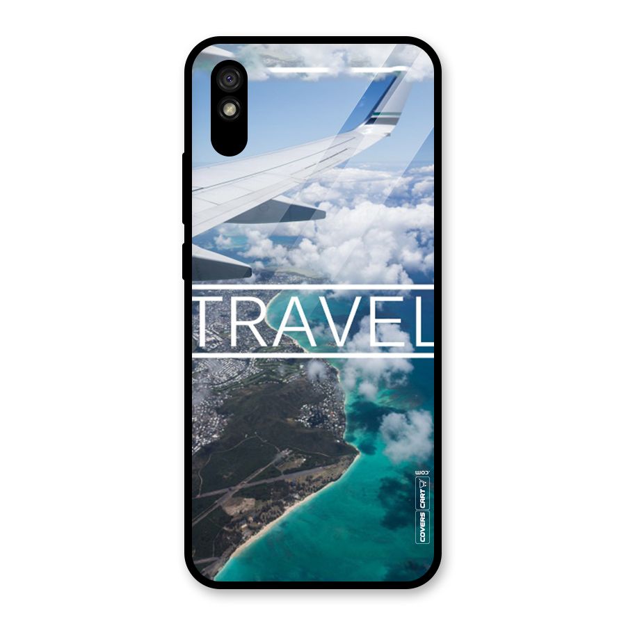 Travel Glass Back Case for Redmi 9A