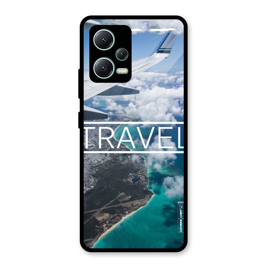 Travel Glass Back Case for Redmi Note 12 5G