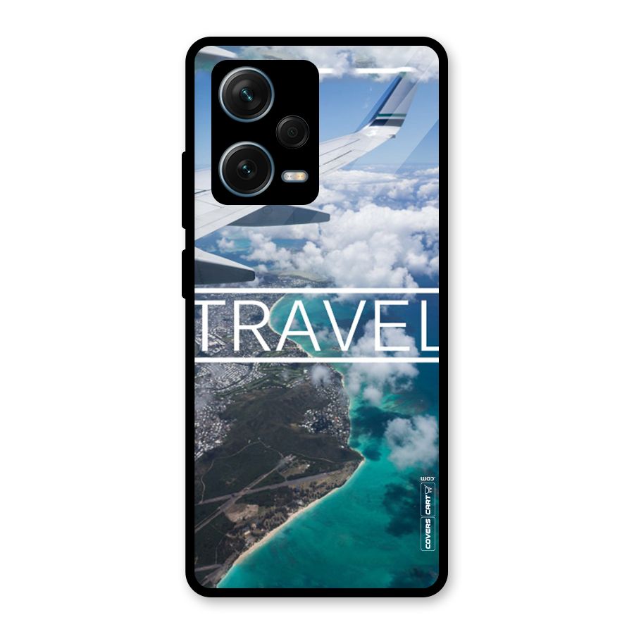 Travel Glass Back Case for Redmi Note 12 Pro Plus 5G