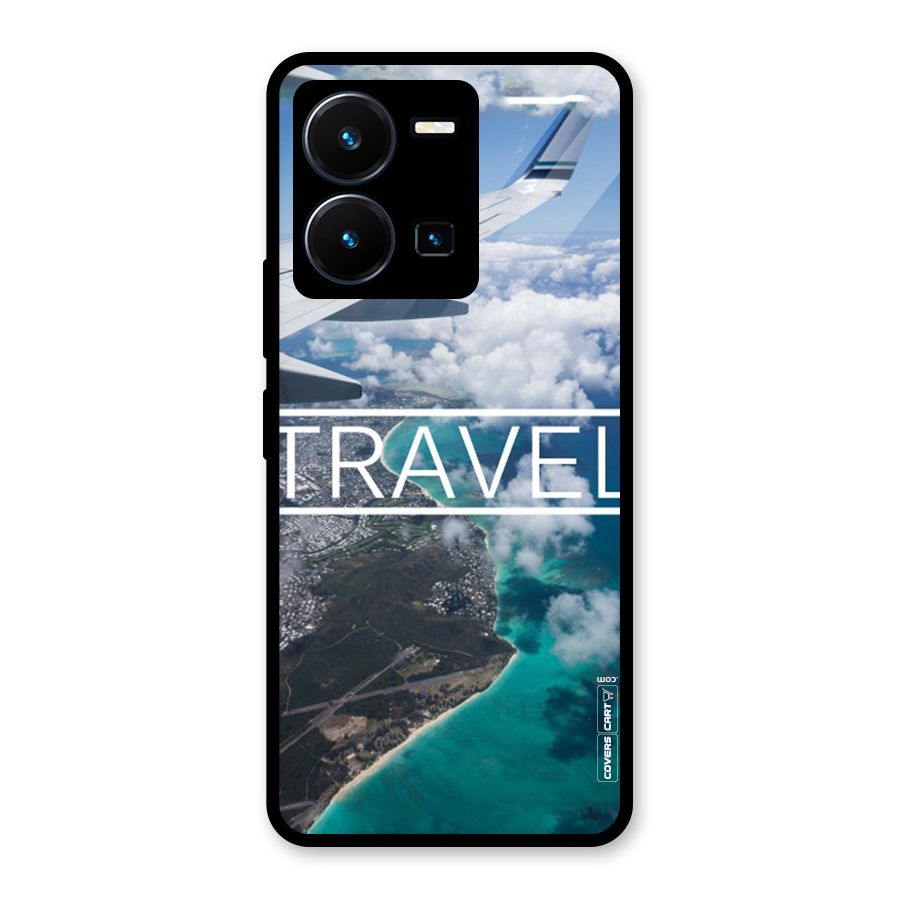 Travel Glass Back Case for Vivo Y35