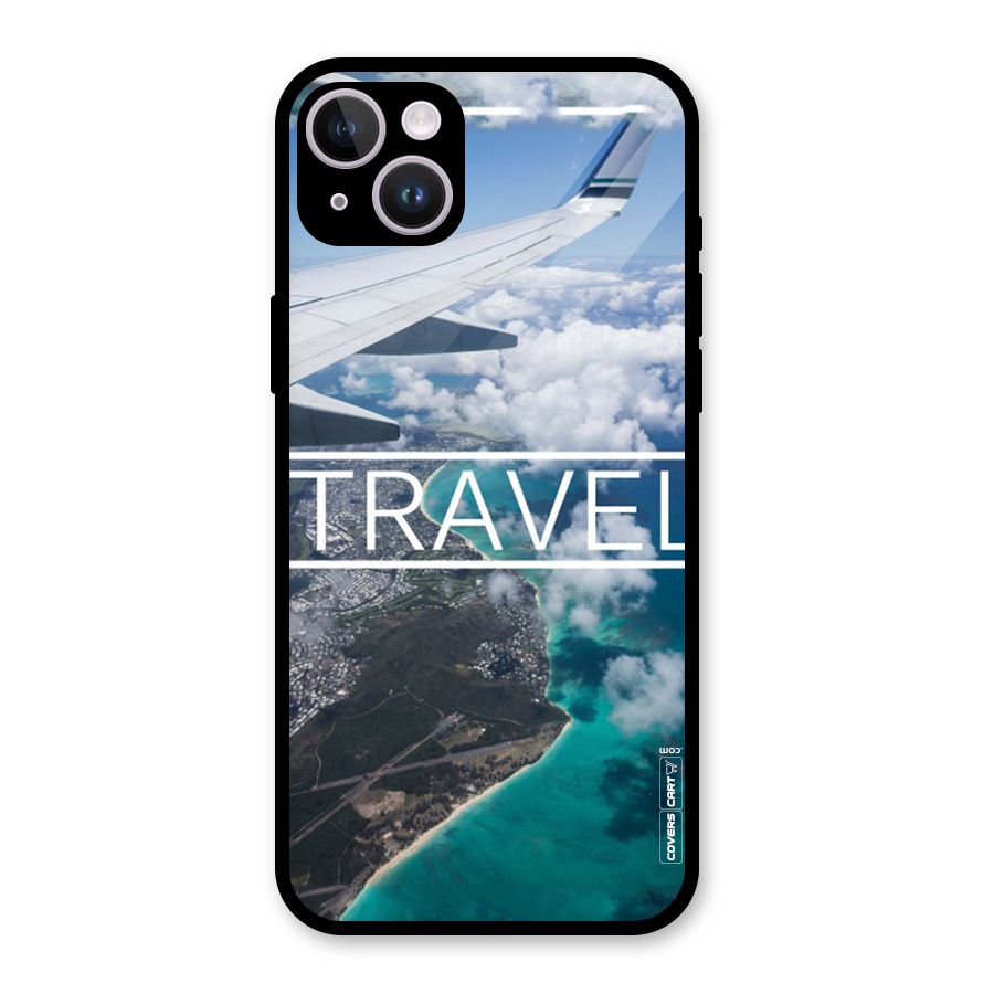 Travel Glass Back Case for iPhone 14 Plus