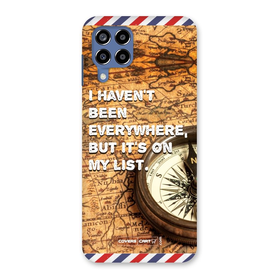 Travel Map Back Case for Galaxy M53 5G