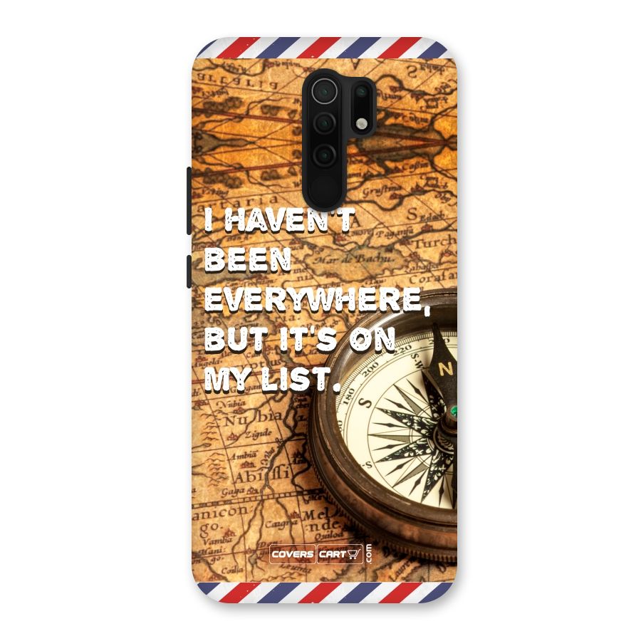 Travel Map Back Case for Poco M2