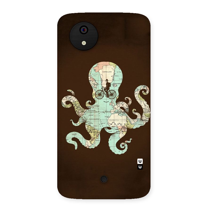 Travel Octopus Back Case for Micromax Canvas A1