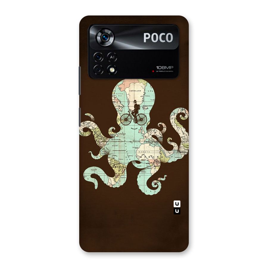 Travel Octopus Back Case for Poco X4 Pro 5G