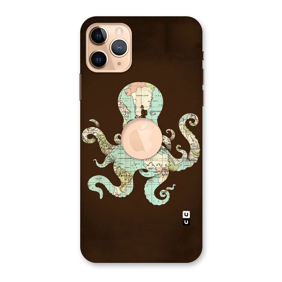Travel Octopus Back Case for iPhone 11 Pro Max Logo Cut