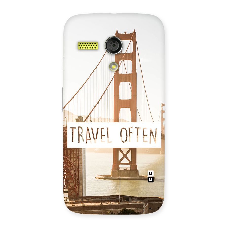 Travel Often Back Case for Moto G