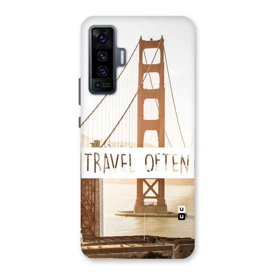 Travel Often Back Case for Vivo X50