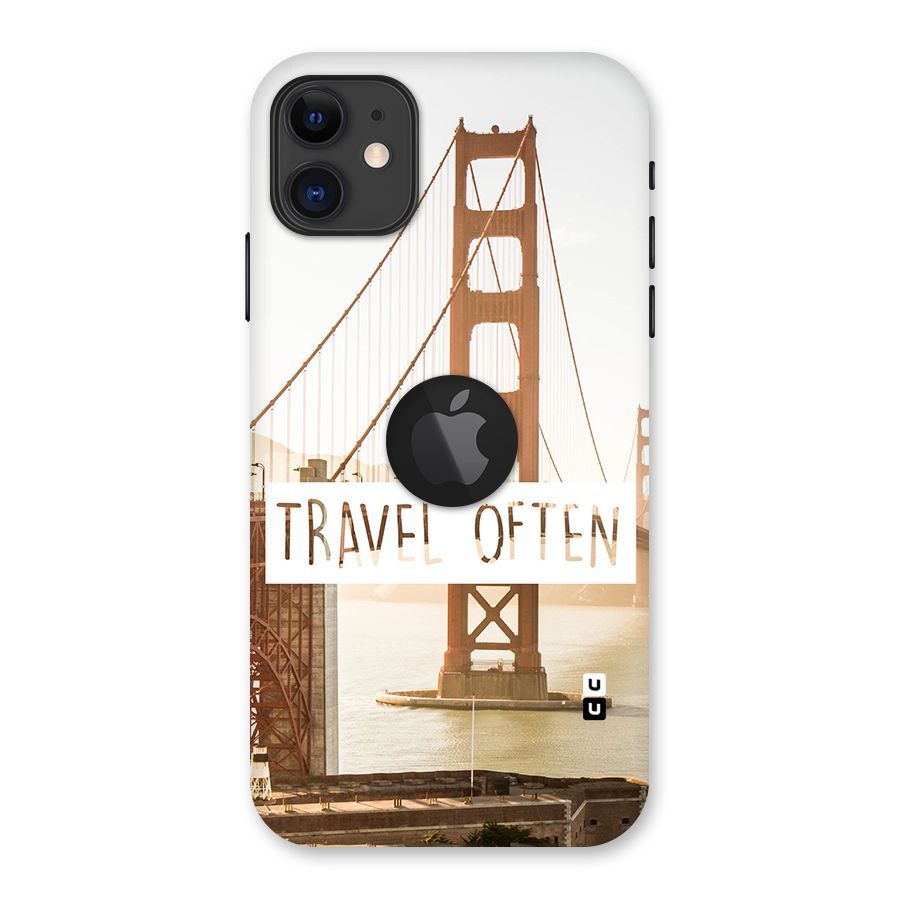 Travel Often Back Case for iPhone 11 Logo Cut