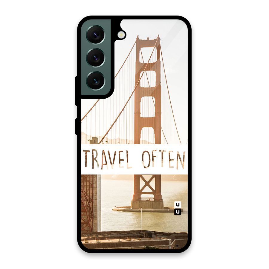 Travel Often Glass Back Case for Galaxy S22 5G