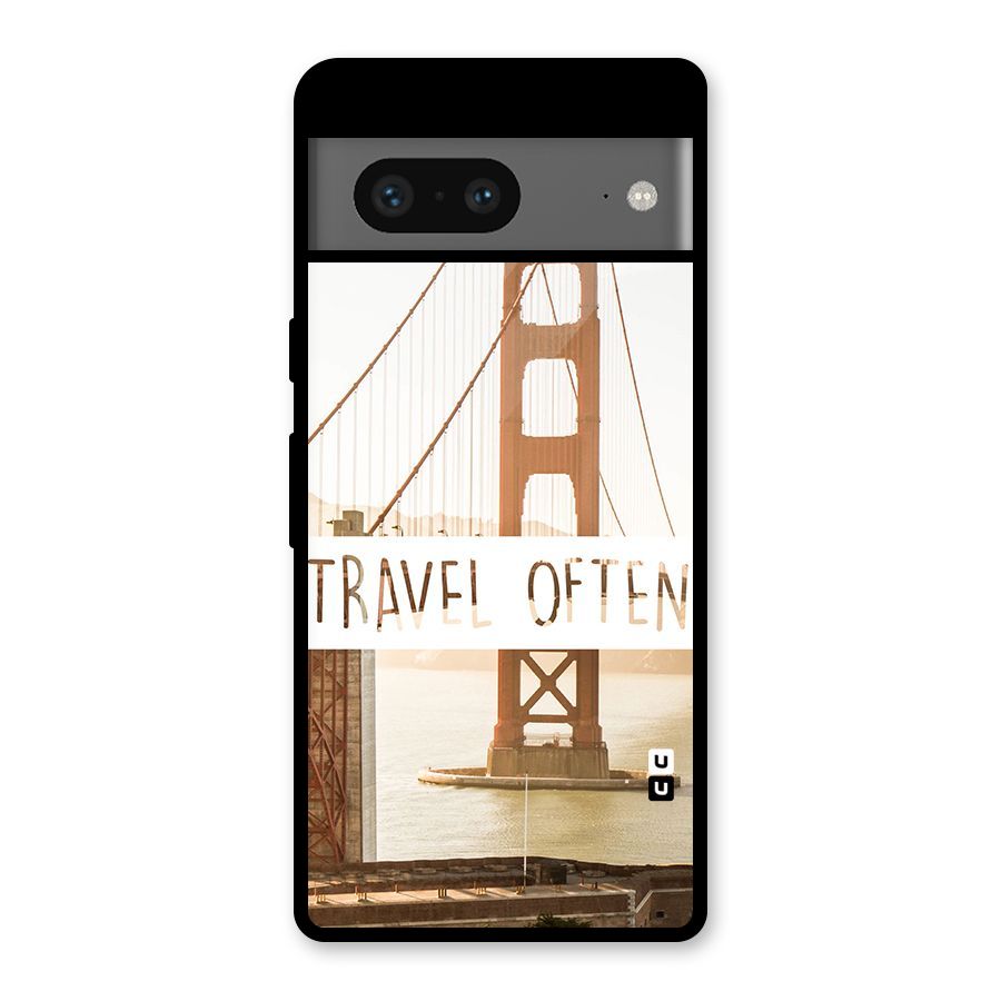 Travel Often Glass Back Case for Google Pixel 7