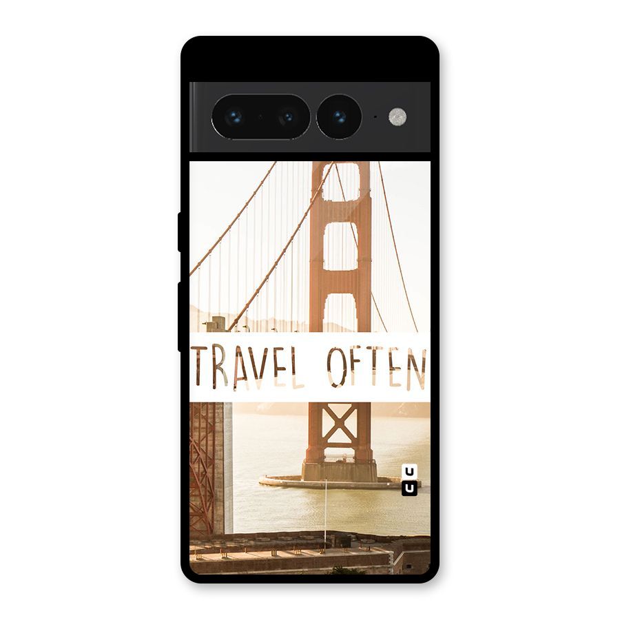 Travel Often Glass Back Case for Google Pixel 7 Pro