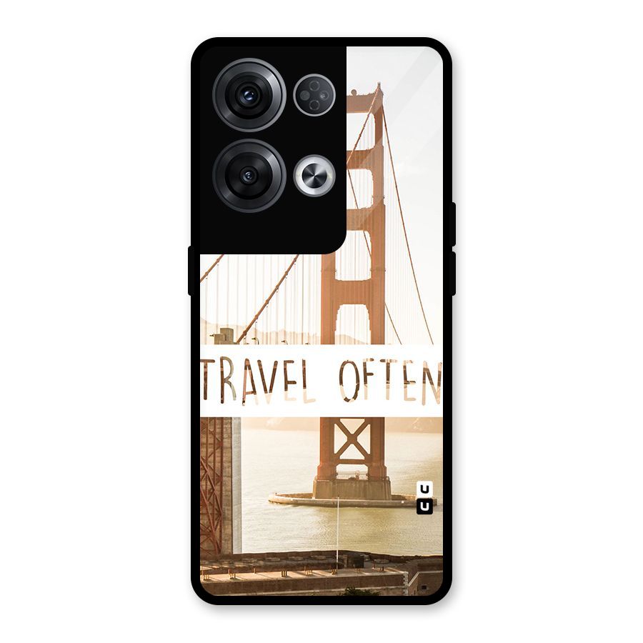 Travel Often Glass Back Case for Oppo Reno8 Pro 5G