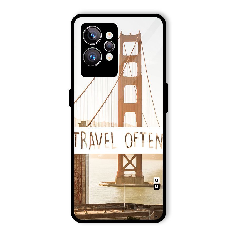 Travel Often Glass Back Case for Realme GT2 Pro