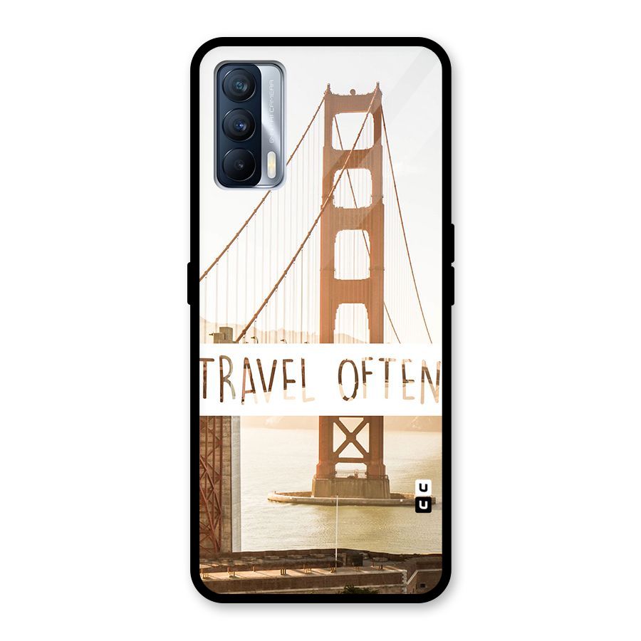 Travel Often Glass Back Case for Realme X7