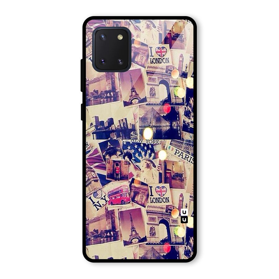 Travel Pictures Glass Back Case for Galaxy Note 10 Lite