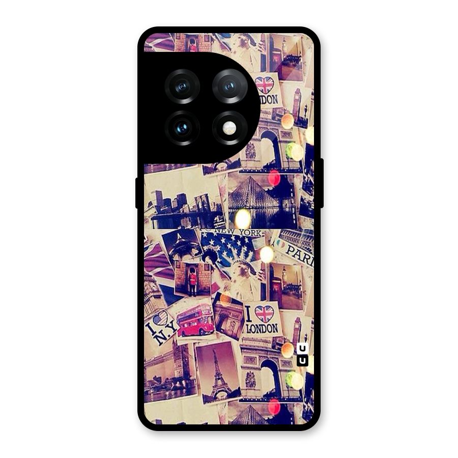 Travel Pictures Glass Back Case for OnePlus 11