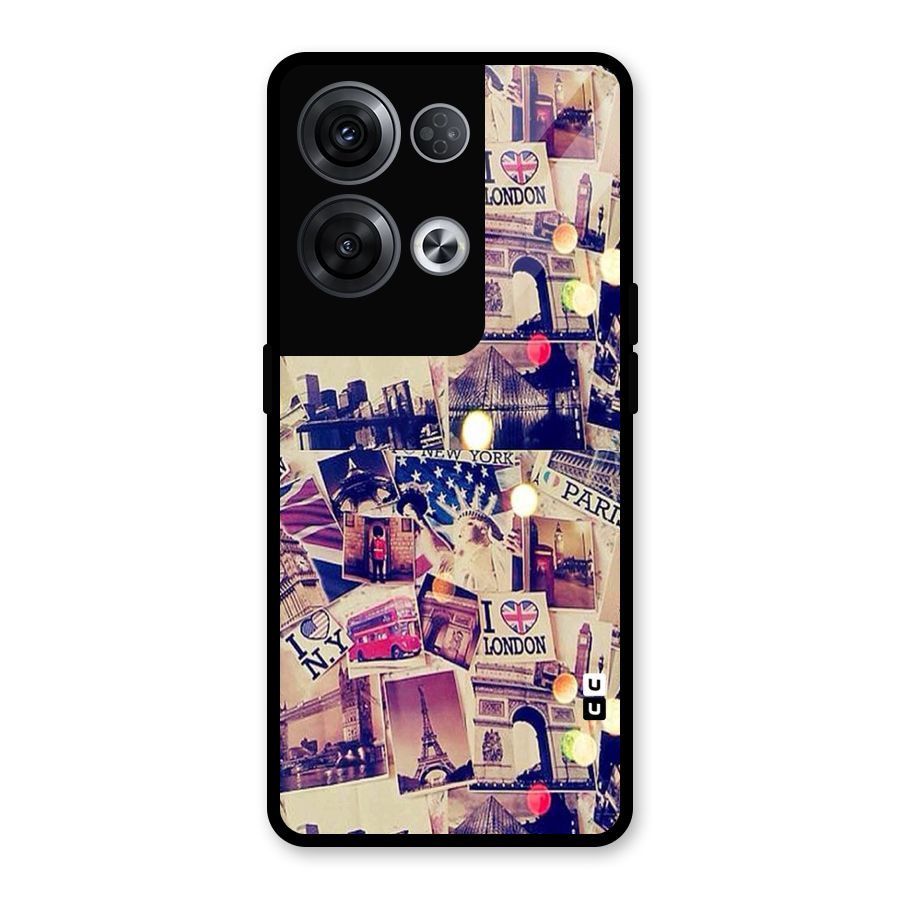 Travel Pictures Glass Back Case for Oppo Reno8 Pro 5G