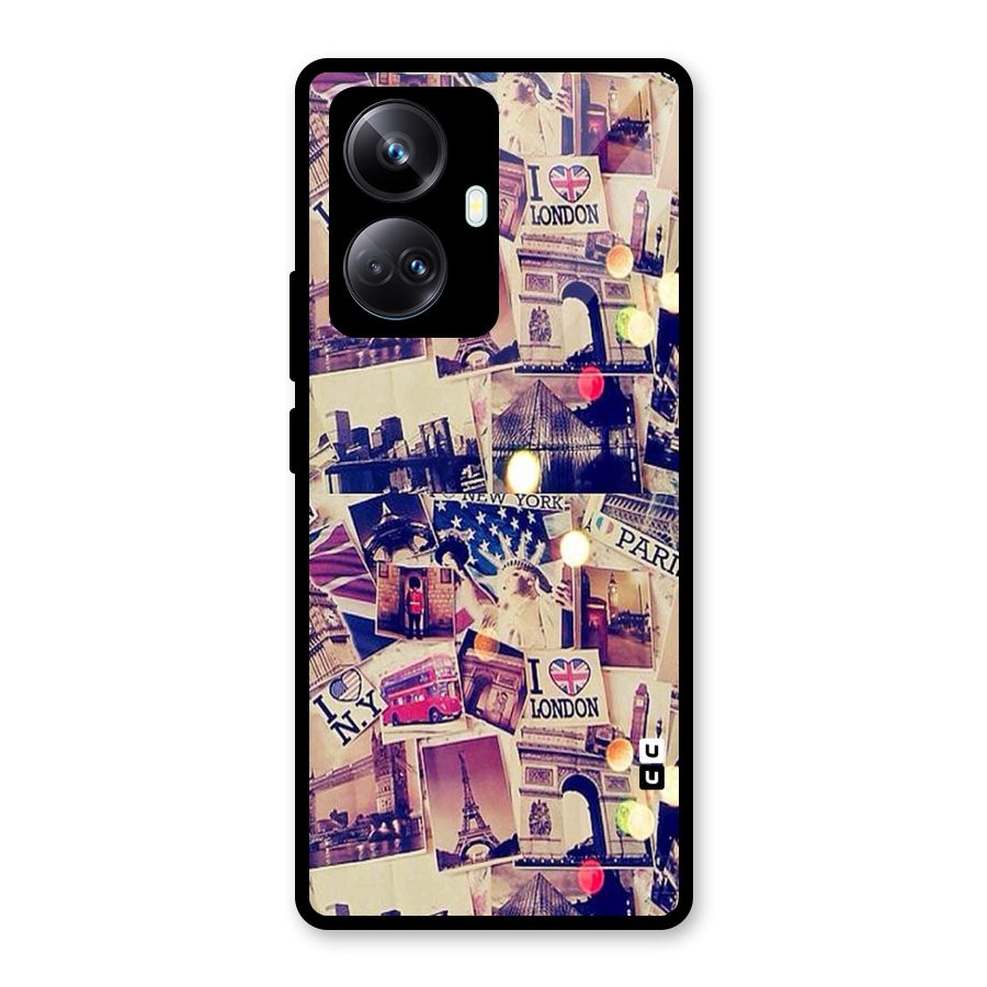 Travel Pictures Glass Back Case for Realme 10 Pro Plus