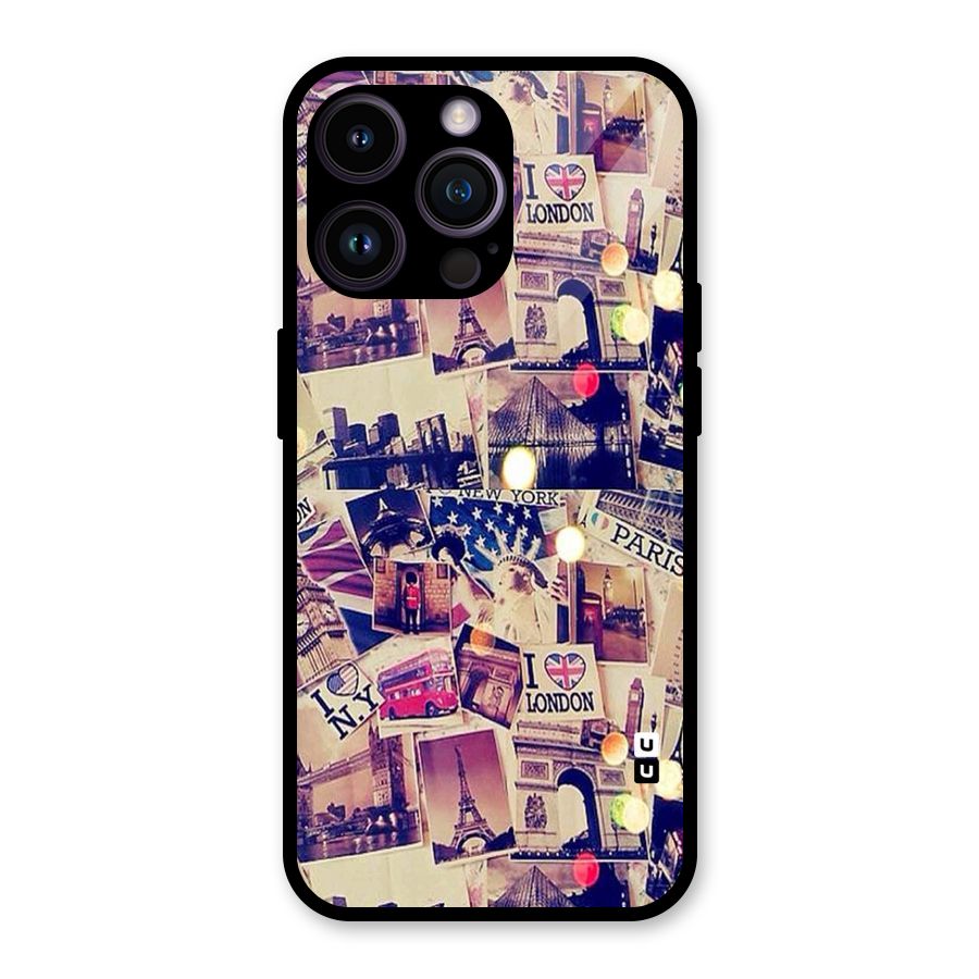 Travel Pictures Glass Back Case for iPhone 14 Pro Max