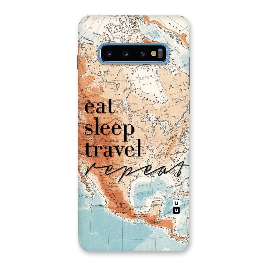 Travel Repeat Back Case for Galaxy S10 Plus