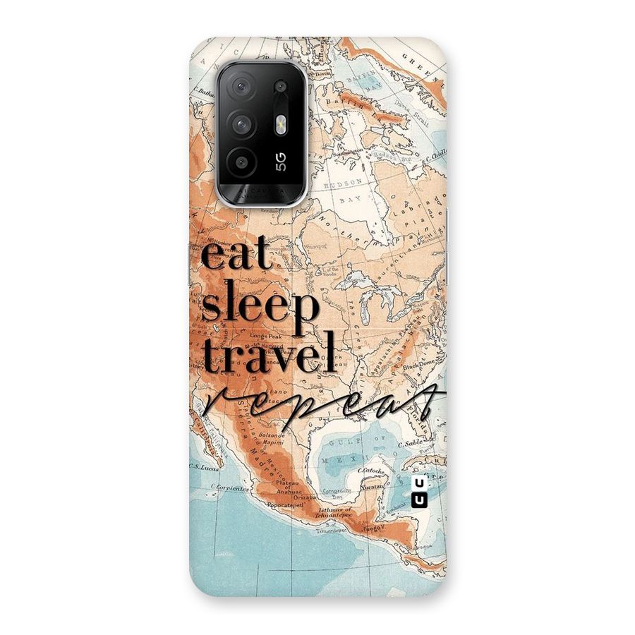 Travel Repeat Back Case for Oppo F19 Pro Plus 5G