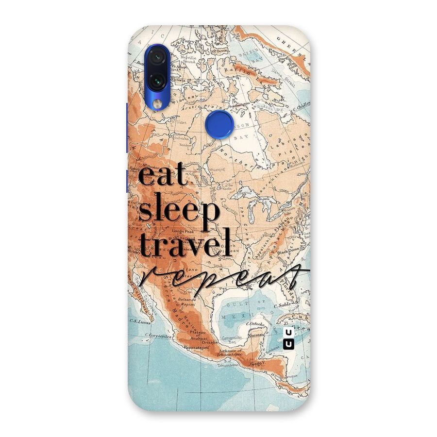 Travel Repeat Back Case for Redmi Note 7