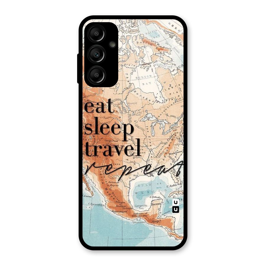 Travel Repeat Glass Back Case for Galaxy A14 5G