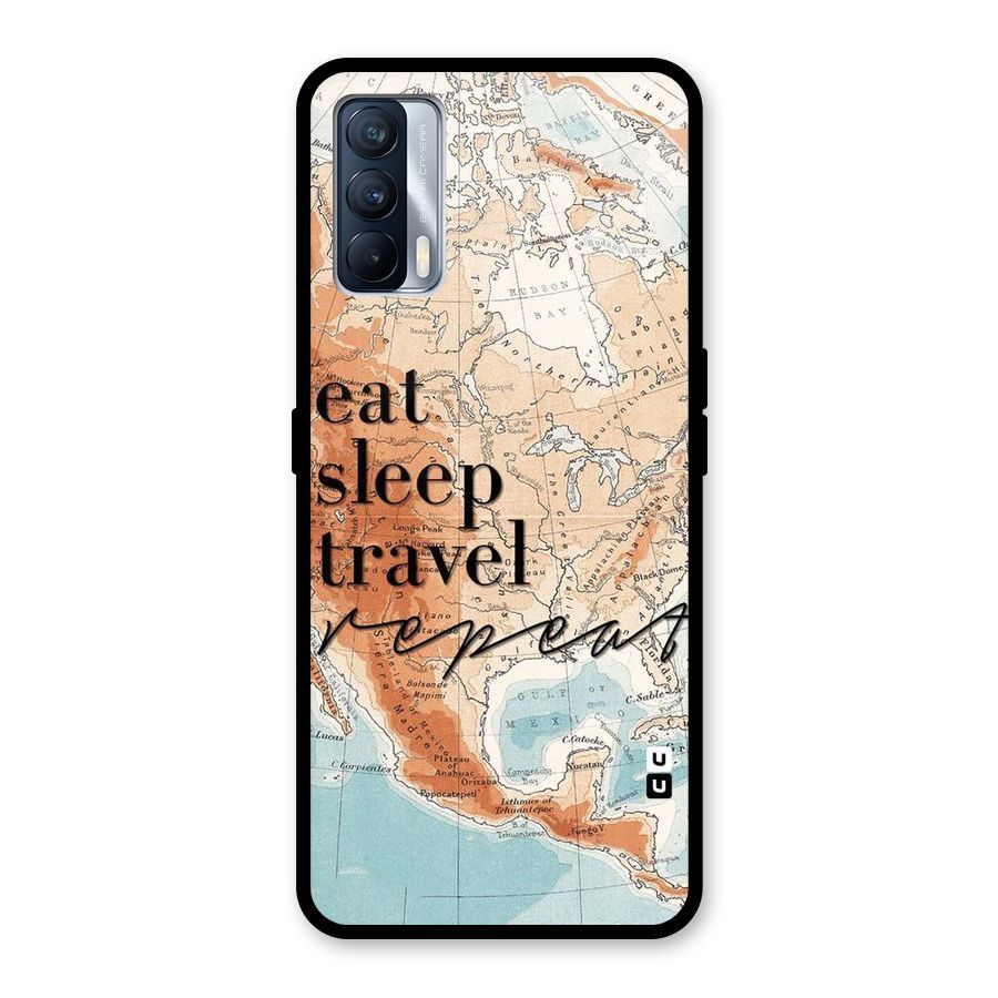 Travel Repeat Glass Back Case for Realme X7