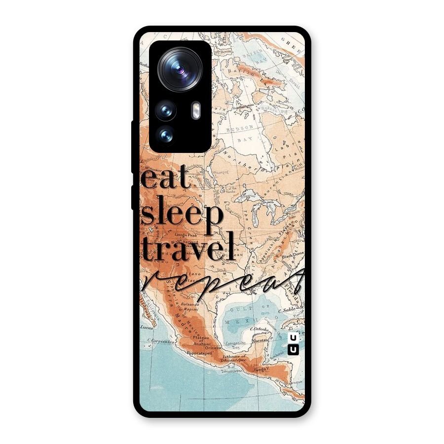 Travel Repeat Glass Back Case for Xiaomi 12 Pro