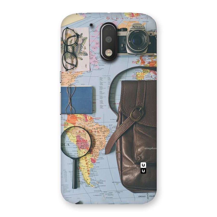 Travel Requisites Back Case for Motorola Moto G4