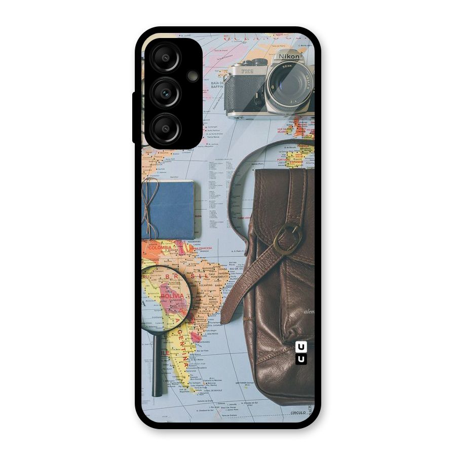 Travel Requisites Glass Back Case for Galaxy A14 5G
