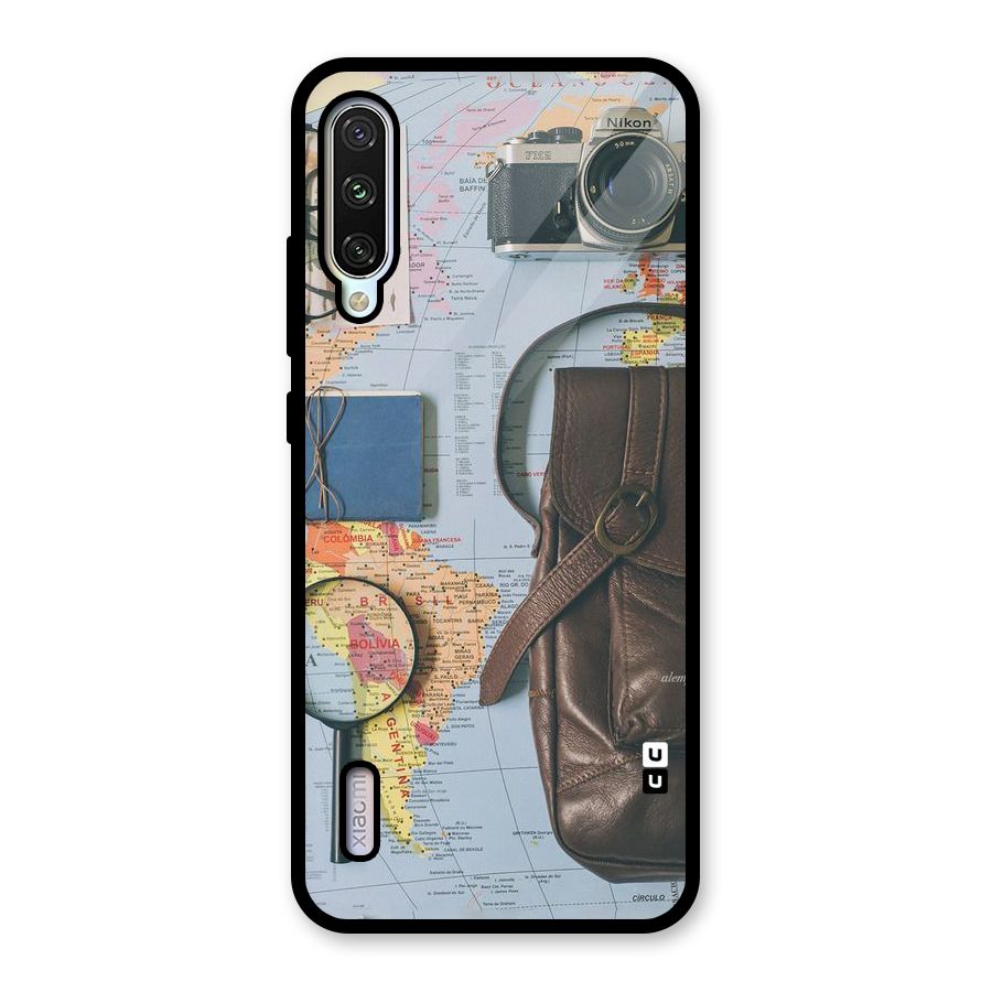 Travel Requisites Glass Back Case for Mi A3