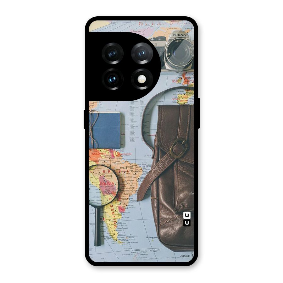 Travel Requisites Glass Back Case for OnePlus 11