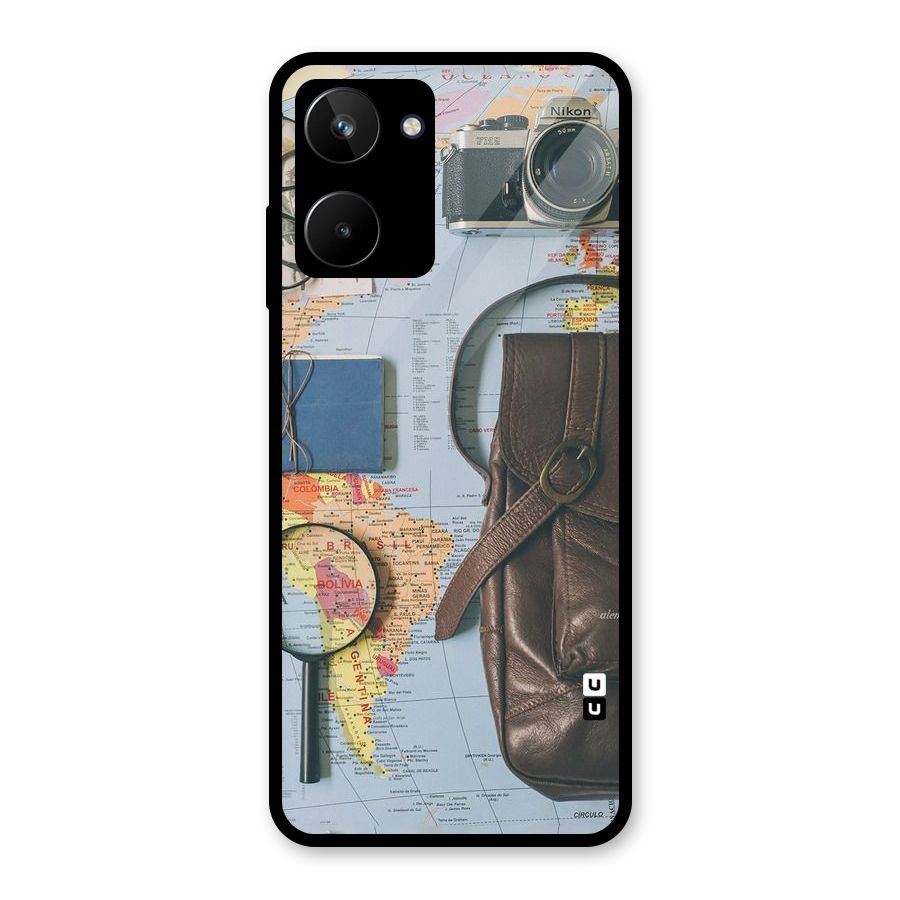 Travel Requisites Glass Back Case for Realme 10