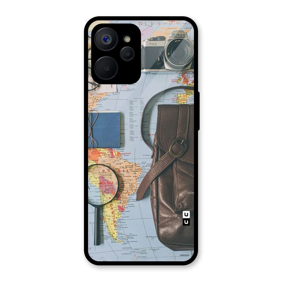 Travel Requisites Glass Back Case for Realme 9i 5G