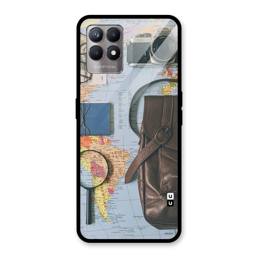 Travel Requisites Glass Back Case for Realme Narzo 50