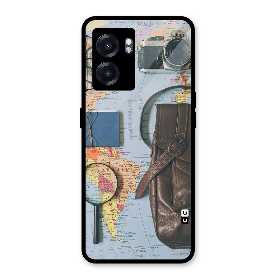 Travel Requisites Glass Back Case for Realme Narzo 50 5G