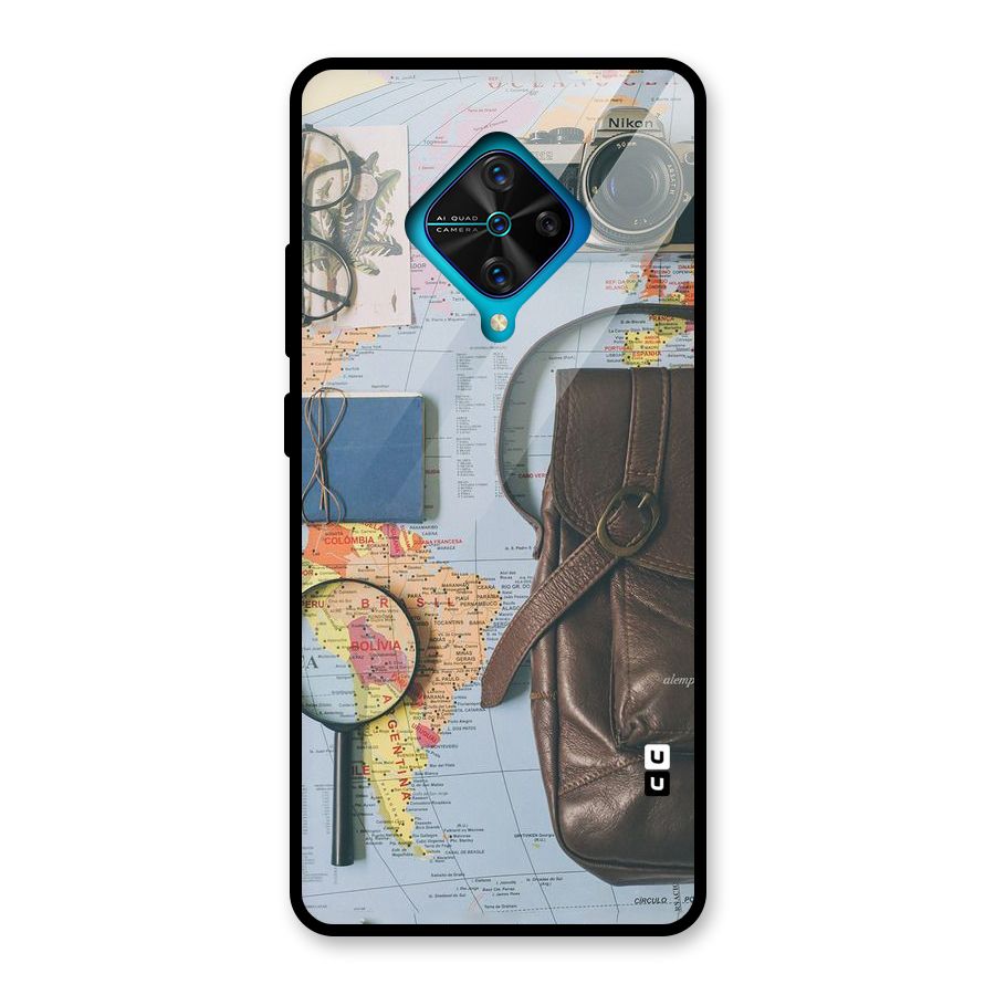 Travel Requisites Glass Back Case for Vivo S1 Pro