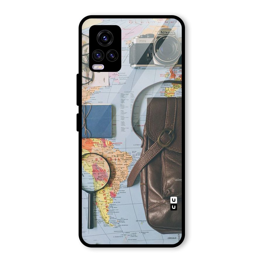 Travel Requisites Glass Back Case for Vivo V20