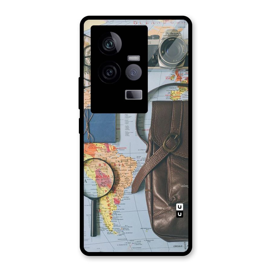 Travel Requisites Glass Back Case for Vivo iQOO 11 5G