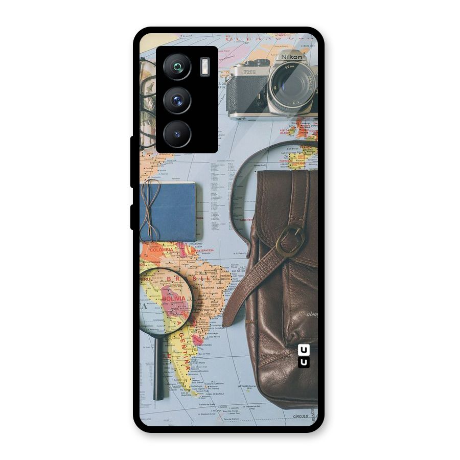 Travel Requisites Glass Back Case for Vivo iQOO 9 SE